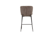Modesto Barstol Bouclé, Brun 2-Pack