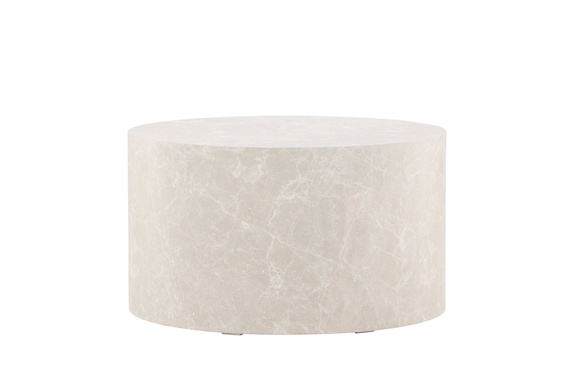 York Soffbord ⌀80, Beige