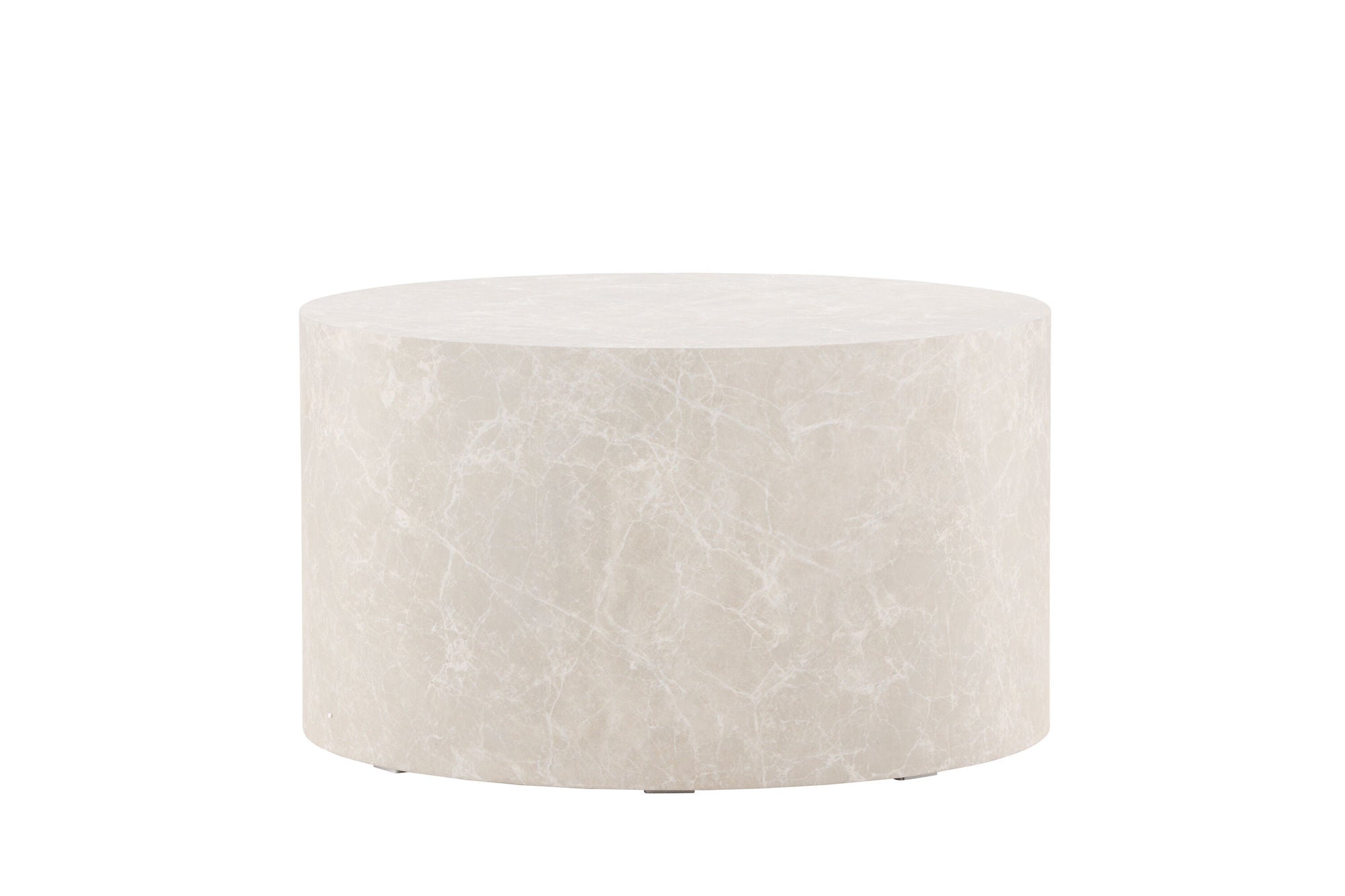 York Soffbord ⌀80, Beige