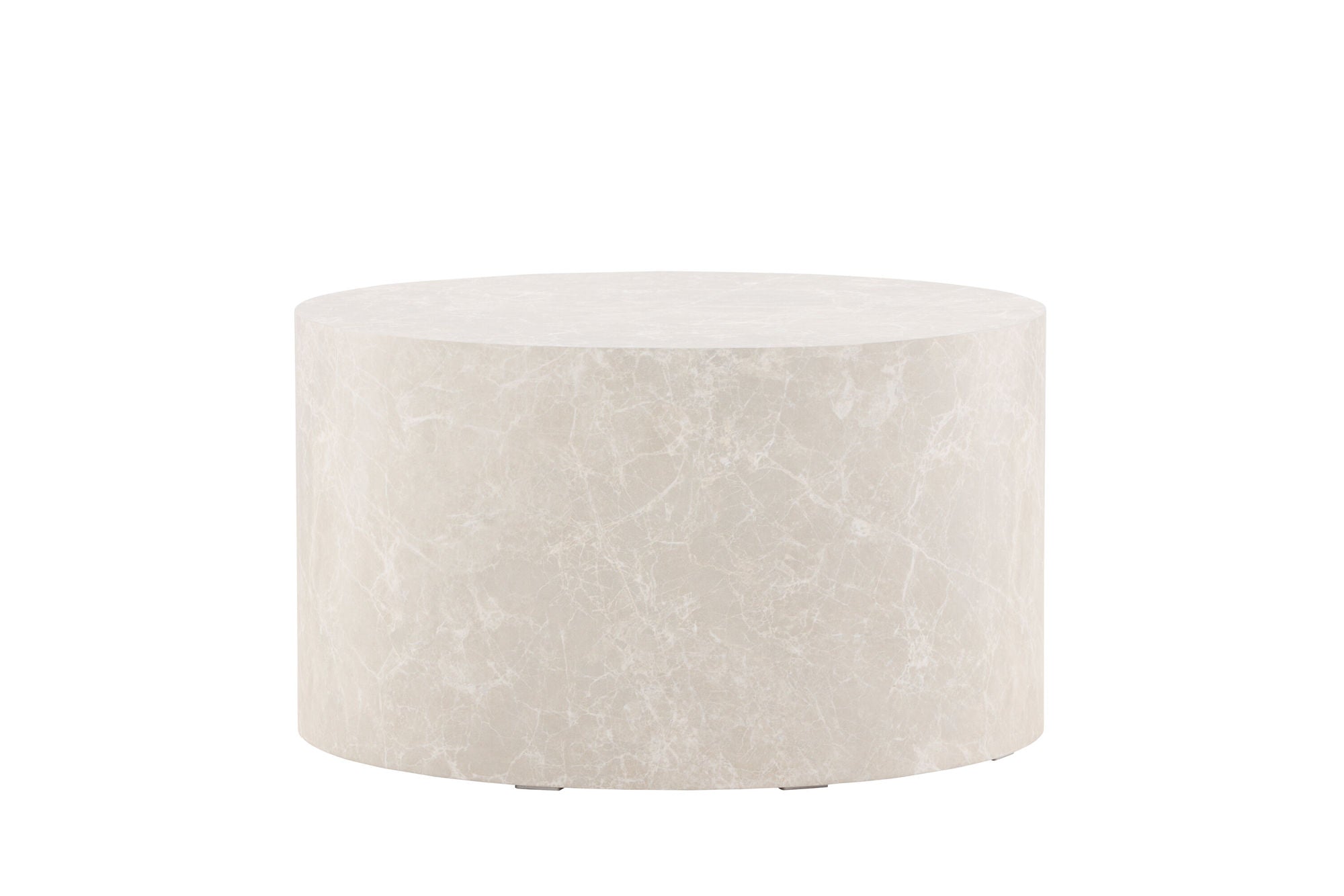 York Soffbord ⌀80, Beige