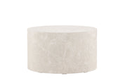 York Soffbord ⌀80, Beige