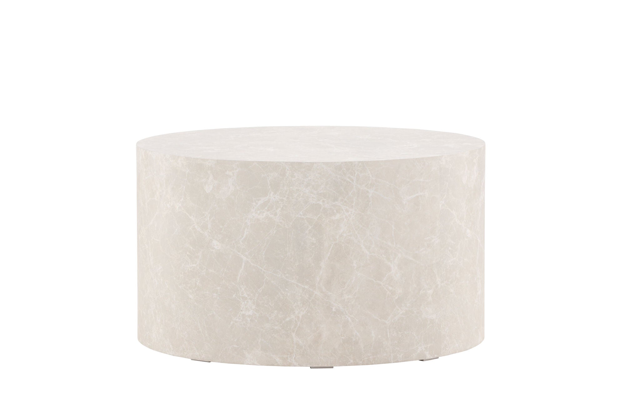 York Soffbord ⌀80, Beige