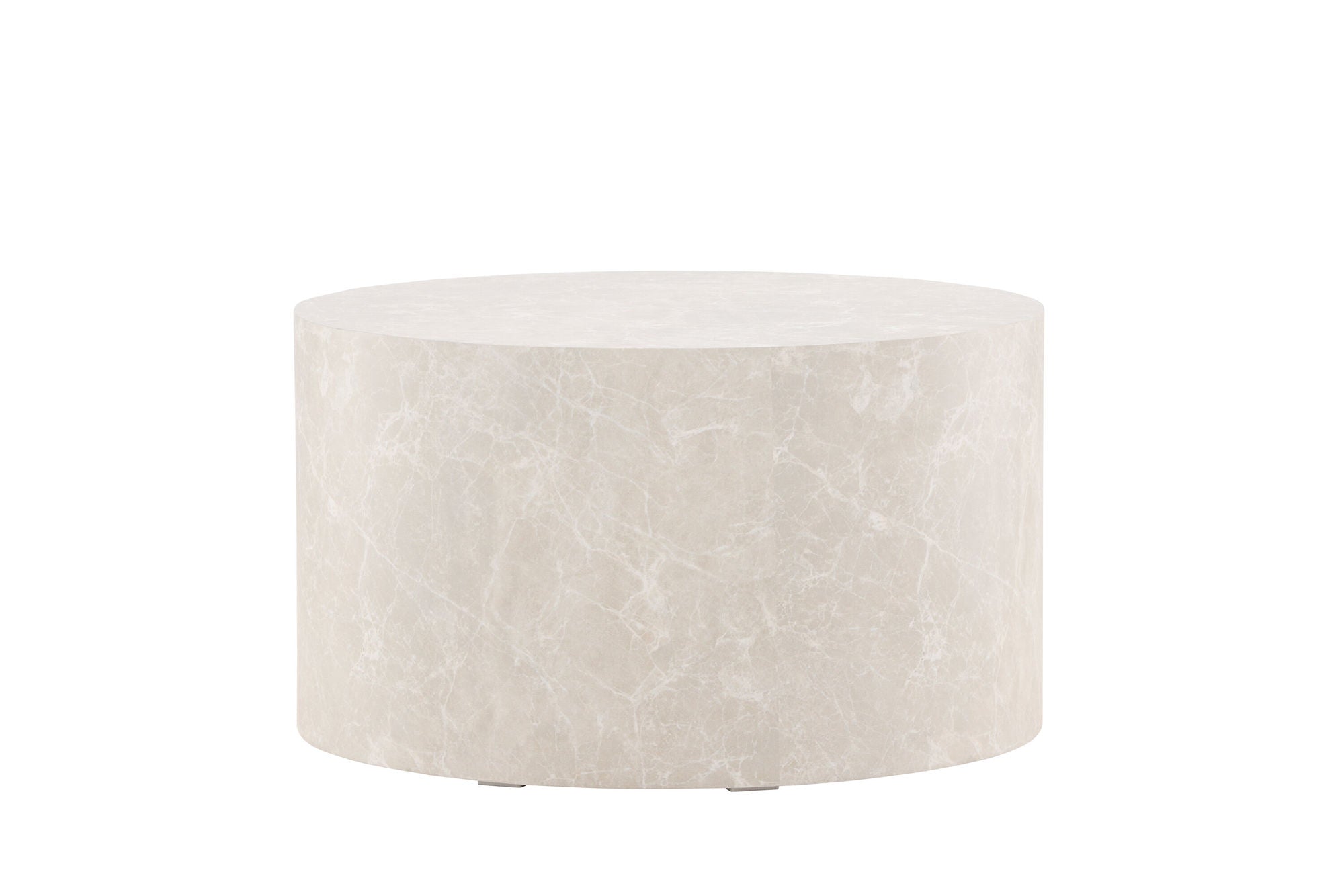 York Soffbord ⌀80, Beige
