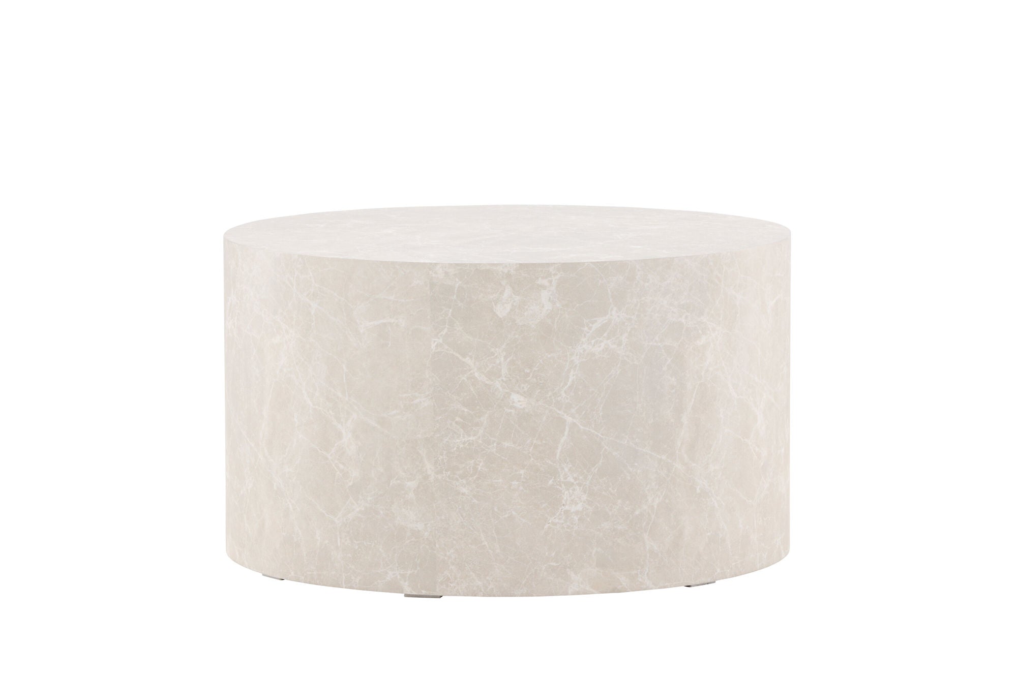 York Soffbord ⌀80, Beige