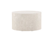 York Soffbord ⌀80, Beige