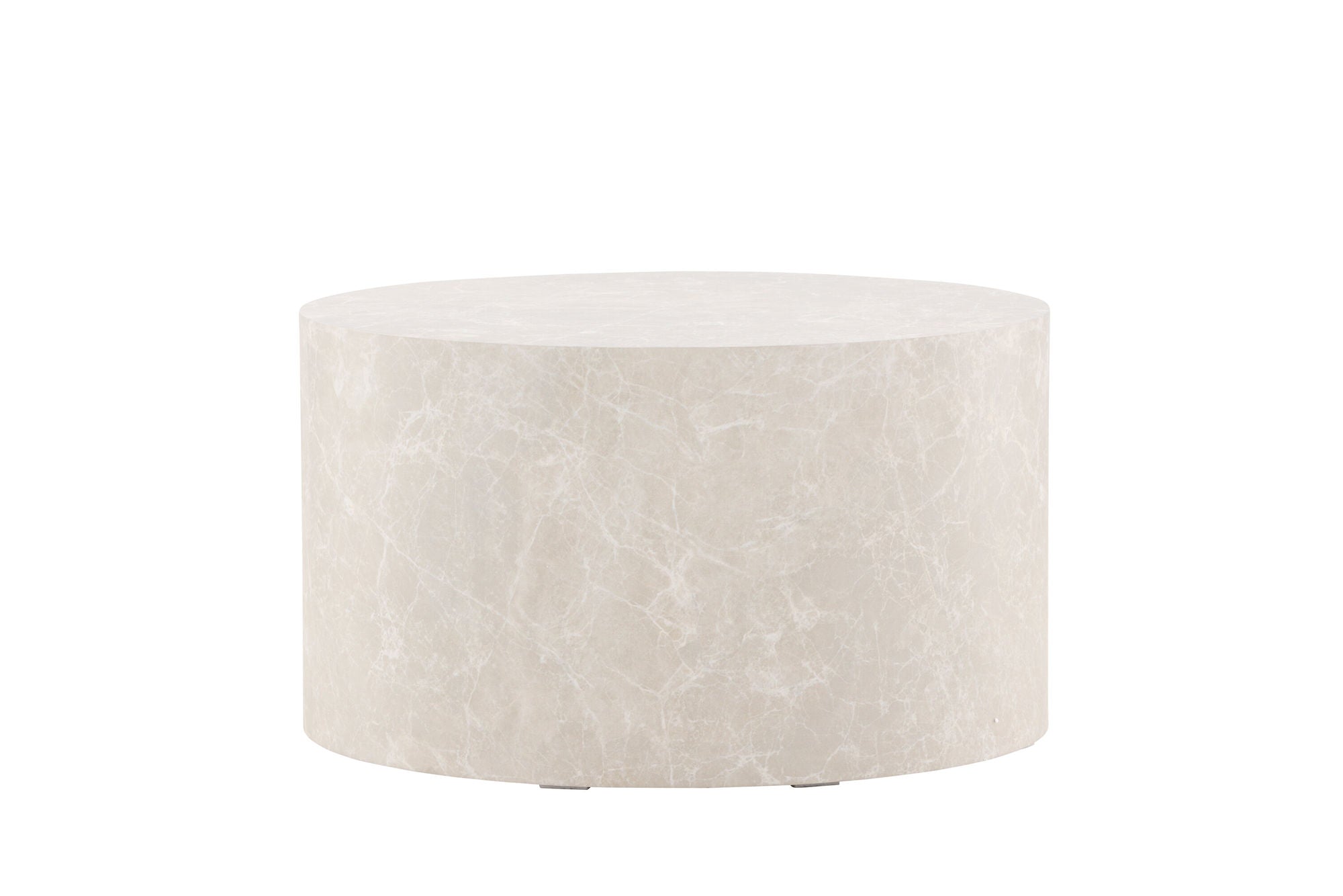 York Soffbord ⌀80, Beige