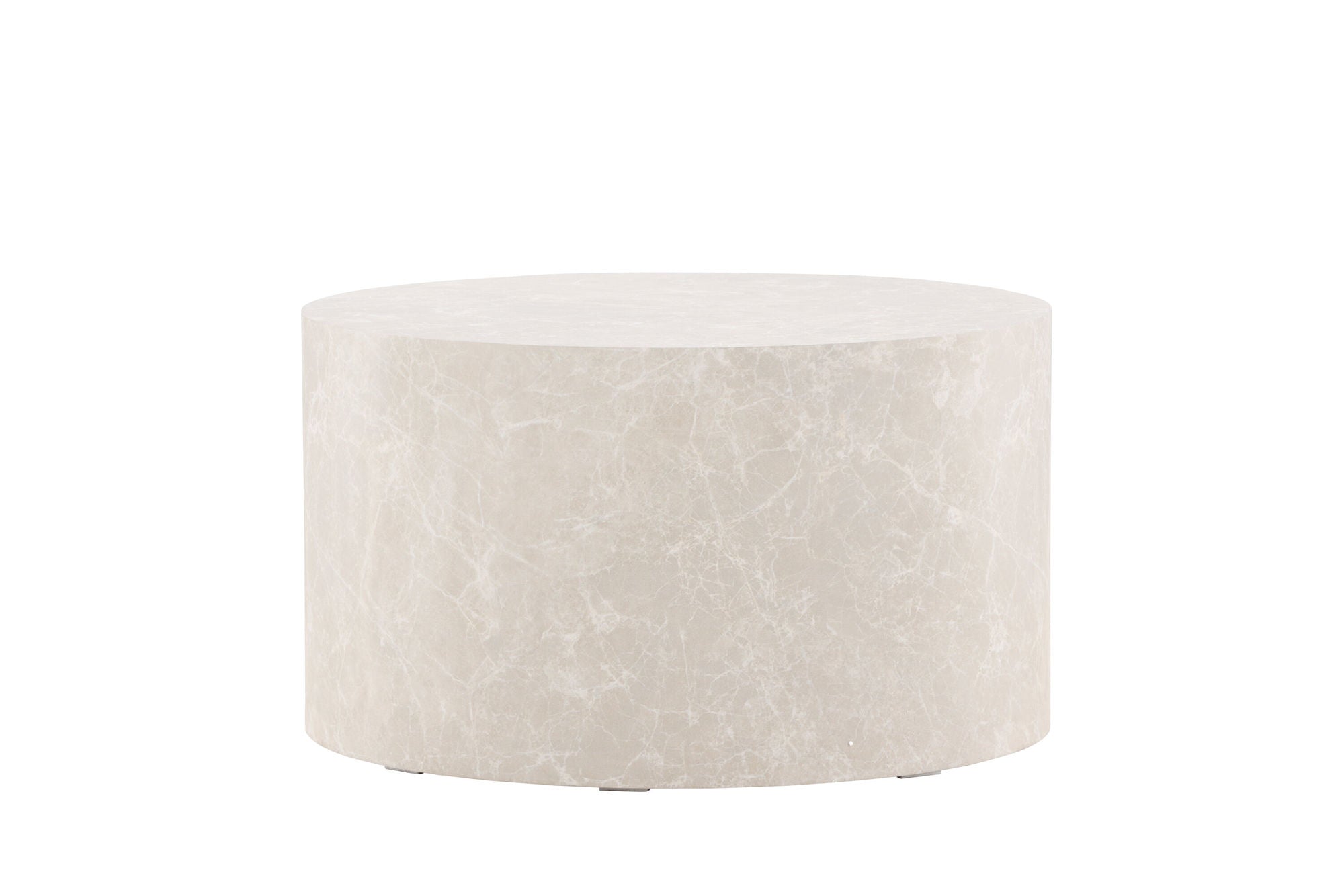 York Soffbord ⌀80, Beige