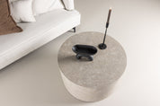 York Soffbord ⌀80, Beige