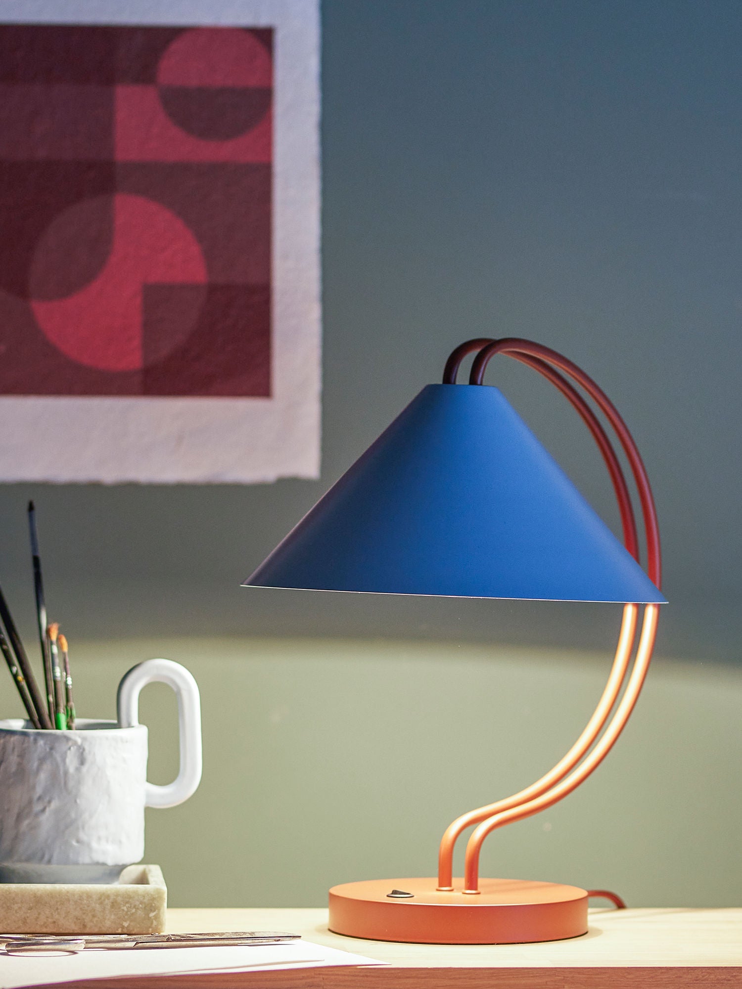 Janya Bordslampa, Röd