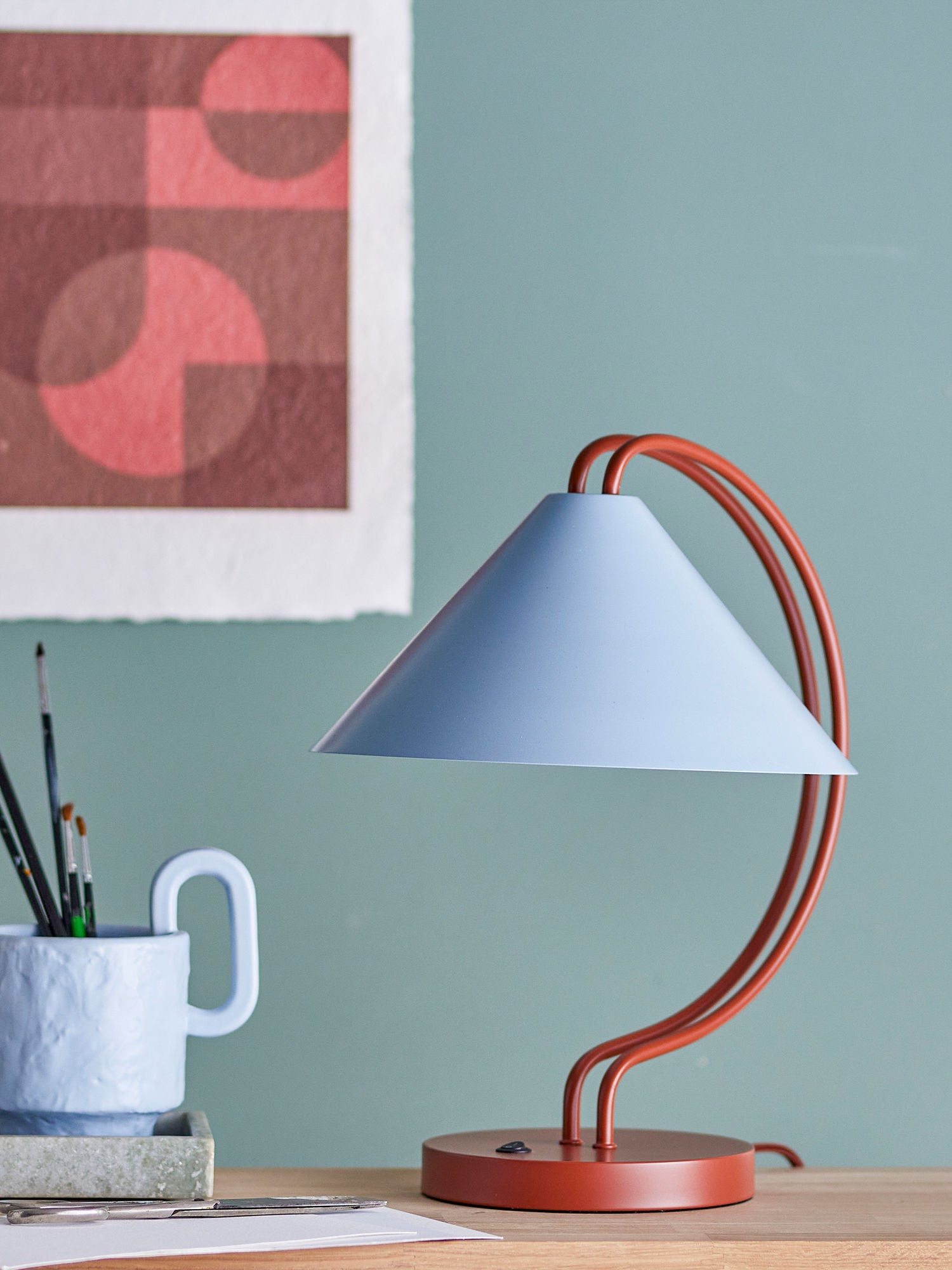 Janya Bordslampa, Röd
