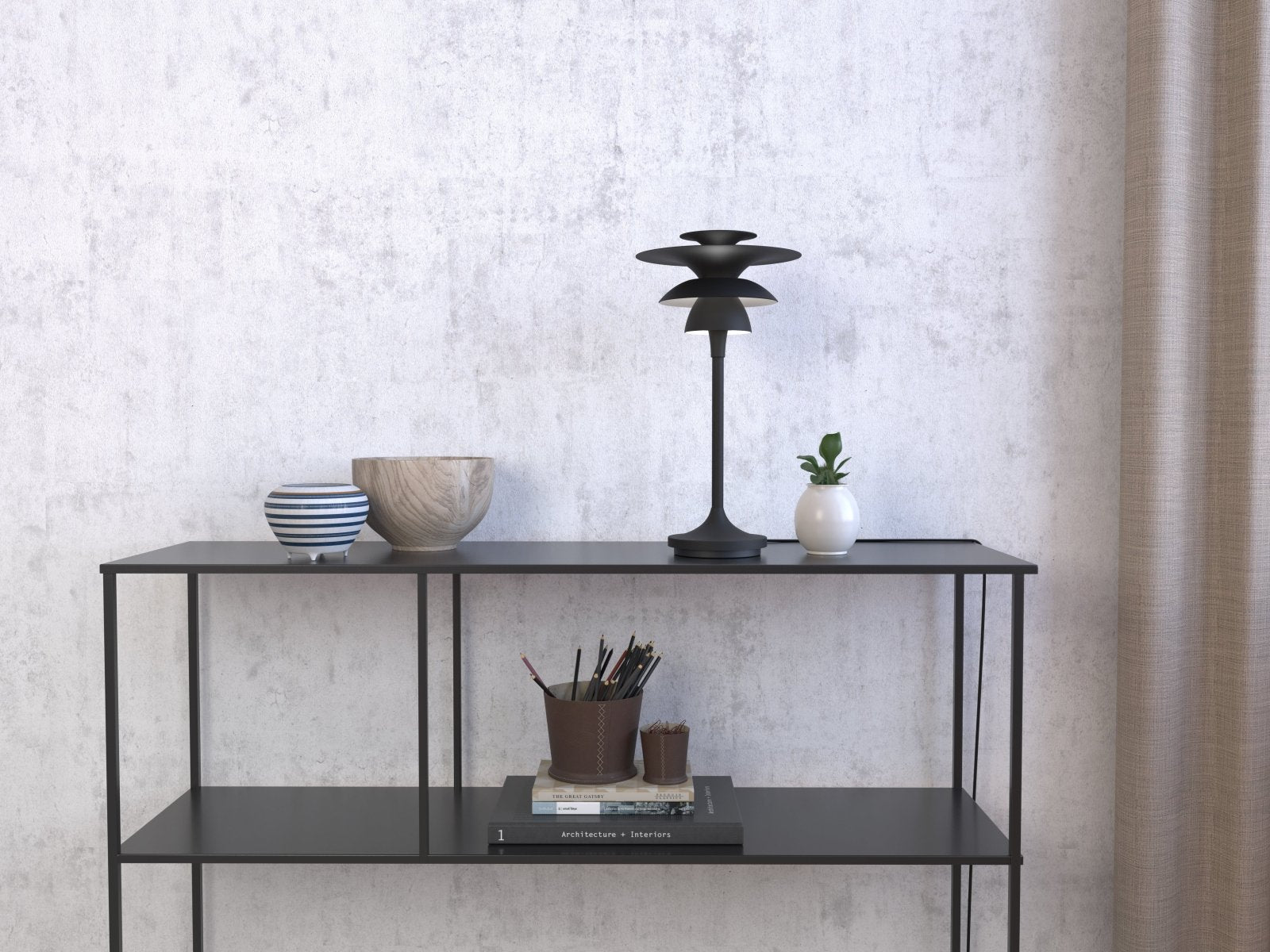 Belid Bordslampa Picasso höjd 34,7cm mattsvart - Azalea Home