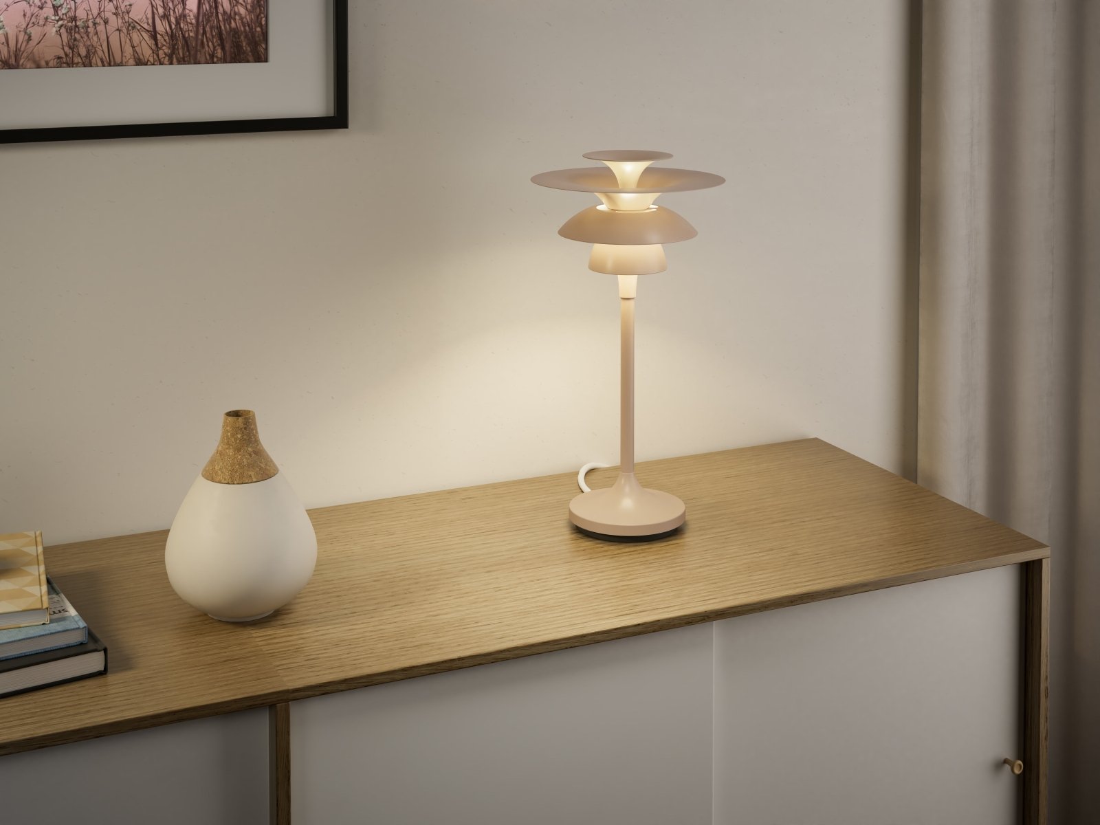 Belid Bordslampa Picasso höjd 34,8cm nougat - Azalea Home