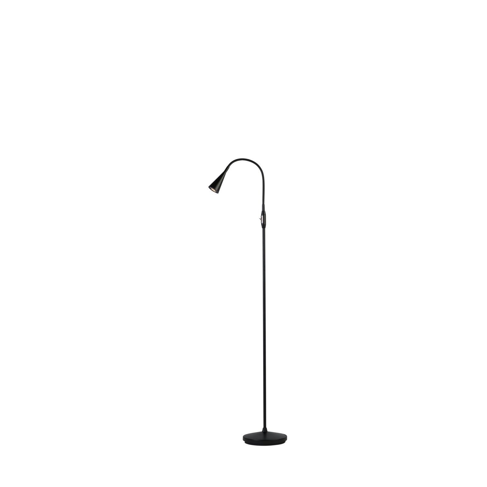 Belid Golvlampa Ledro 124cm mattsvart - Azalea Home
