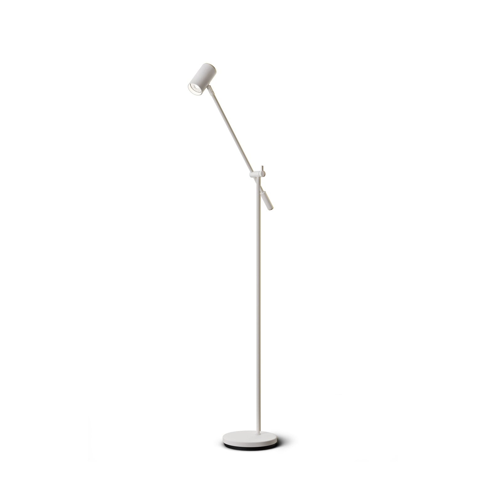 Belid Golvlampa Tyson vipparm vitstruktur - Azalea Home