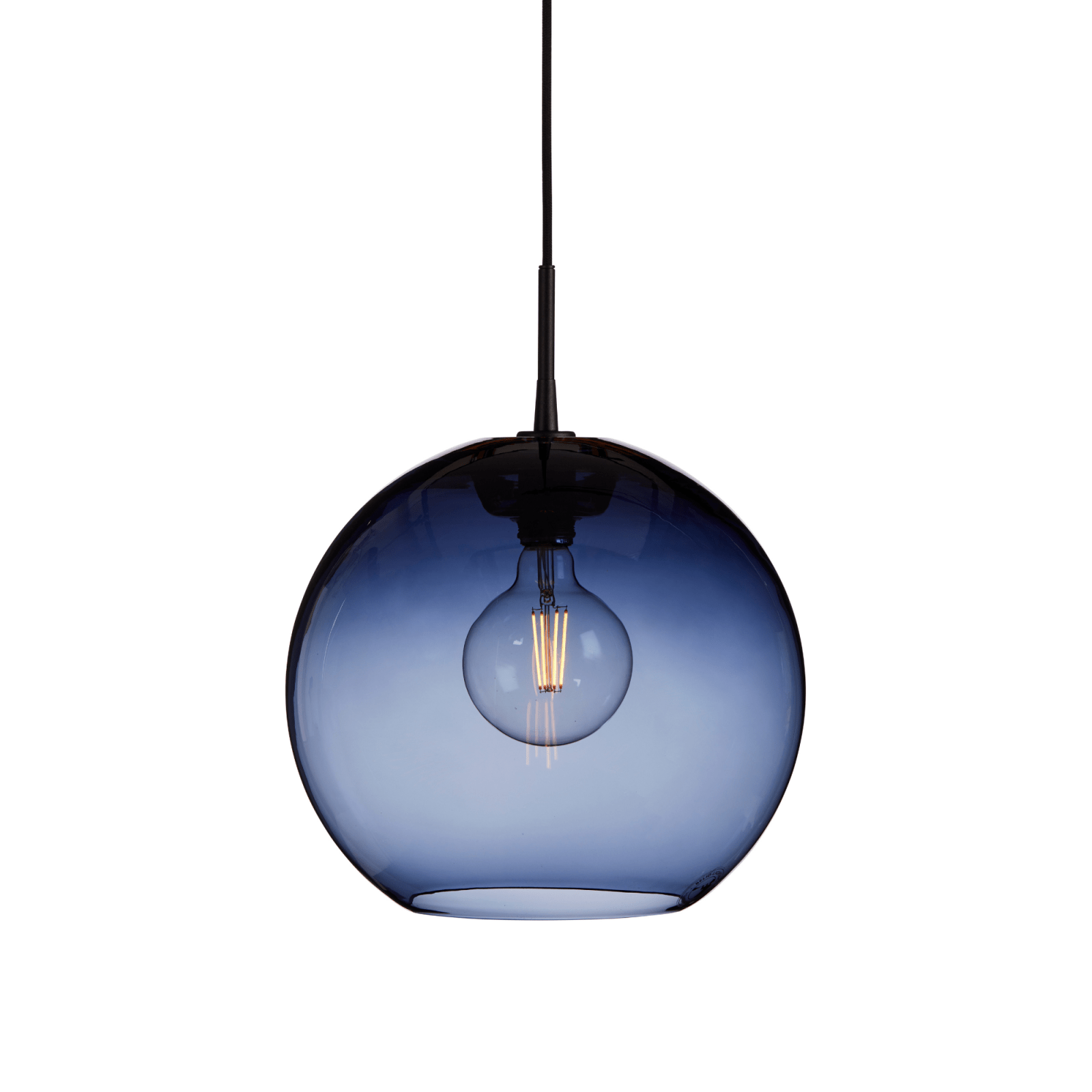 blått glas - Azalea Home