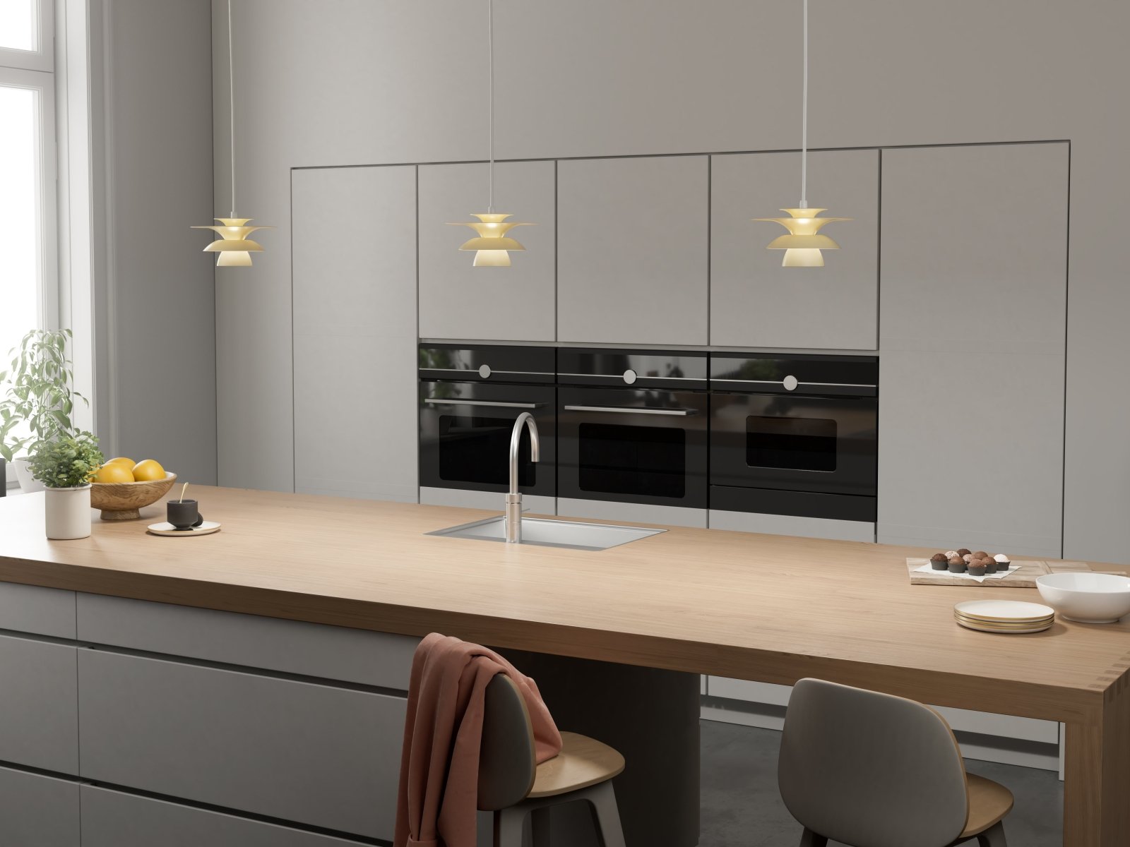 Belid Pendel Picasso Ø18 ljus honung - Azalea Home