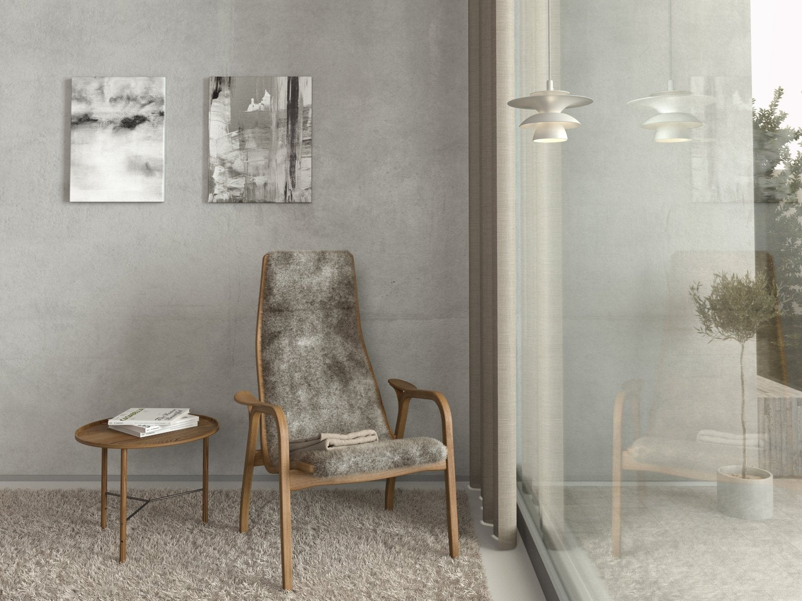 Belid Pendel Picasso Ø18 mattvit - Azalea Home