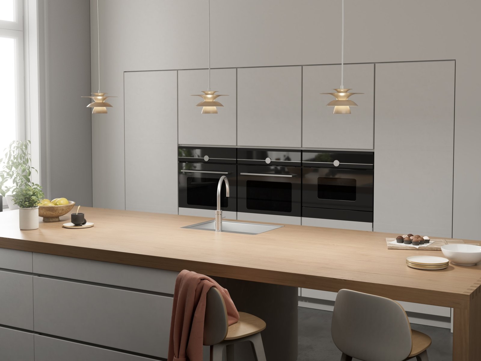 Belid Pendel Picasso Ø18 nougat - Azalea Home