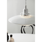 Belid Pendel Primus II Ø43 vit/krom - Azalea Home