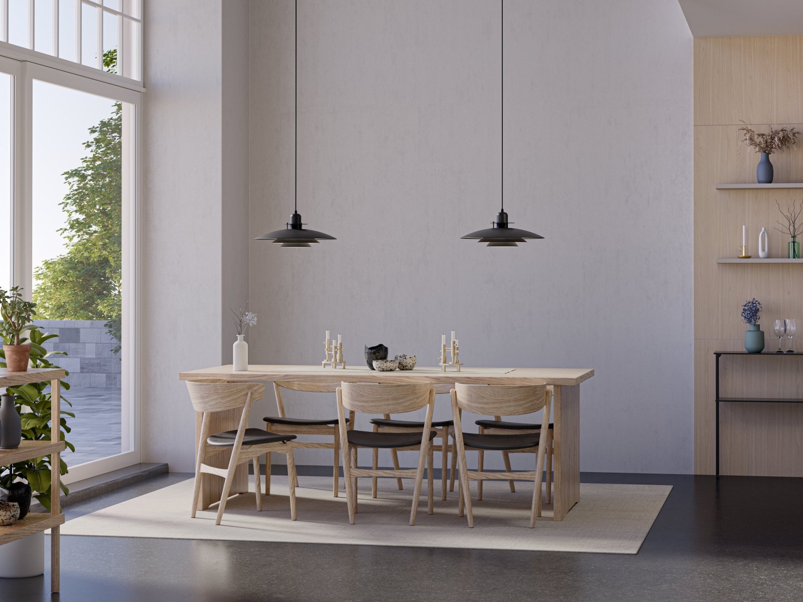 Belid Pendel Primus V Ø47,5 mattsvart - Azalea Home