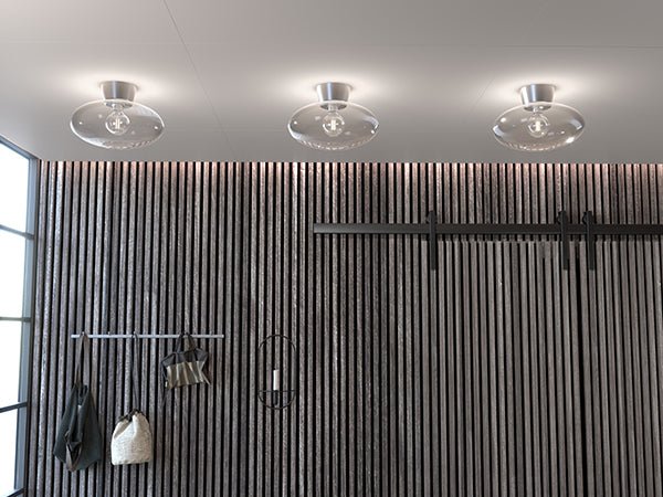 Belid Plafond Bullo Ø27 aluminium/klar glas - Azalea Home