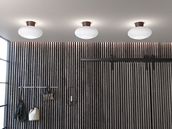 Belid Plafond Bullo Ø27 oxid/opal glas - Azalea Home
