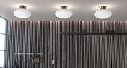 Belid Plafond Bullo XL Ø38 mässing/opalglas - Azalea Home