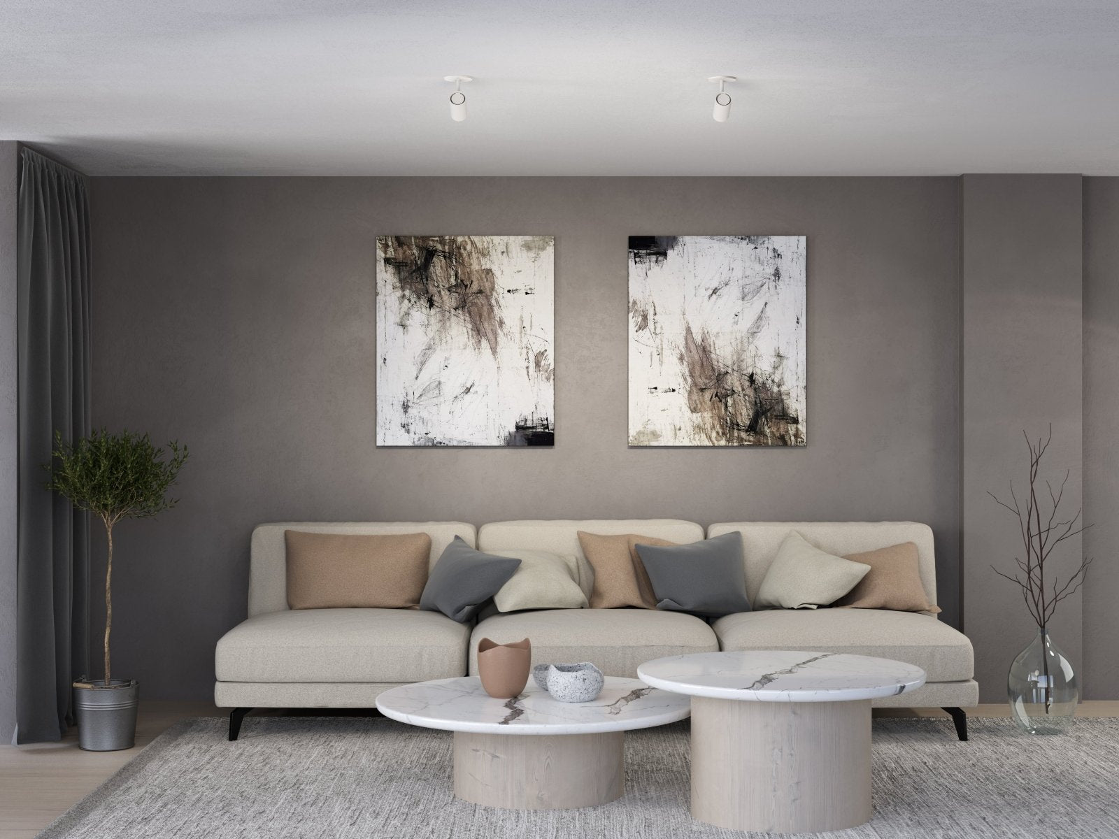 Belid Spotlight Tyson enkel vitstruktur (takdosa) - Azalea Home