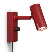 Belid Vägglampa Cato blank rubinröd/mattsvart enkel - Azalea Home