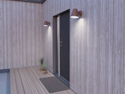Belid Vägglampa Mist roststruktur utomhus - Azalea Home