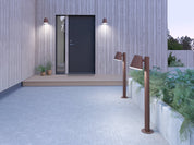 Belid Vägglampa Mist roststruktur utomhus - Azalea Home