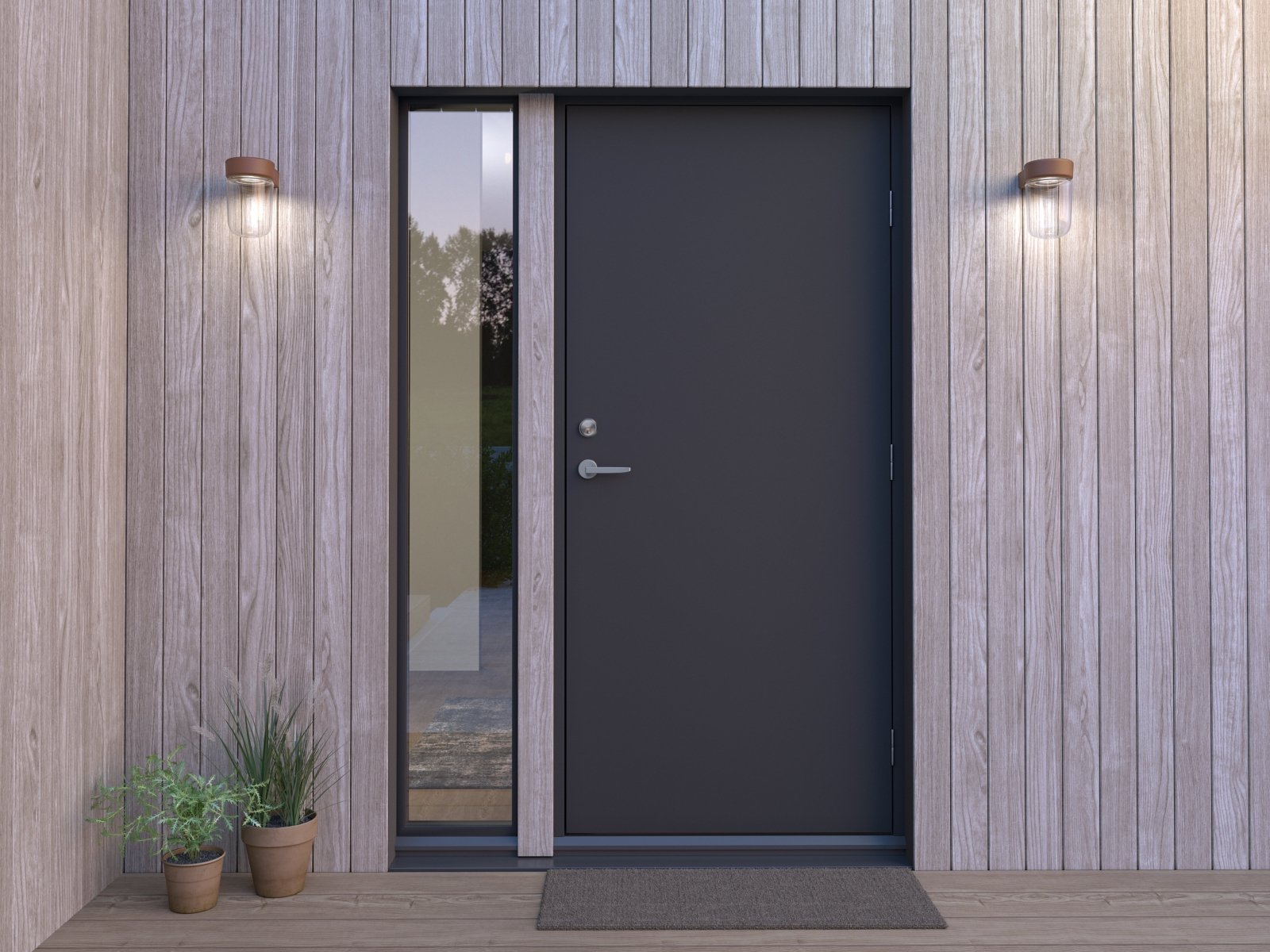 Belid Vägglampa Moon roststruktur utomhus - Azalea Home