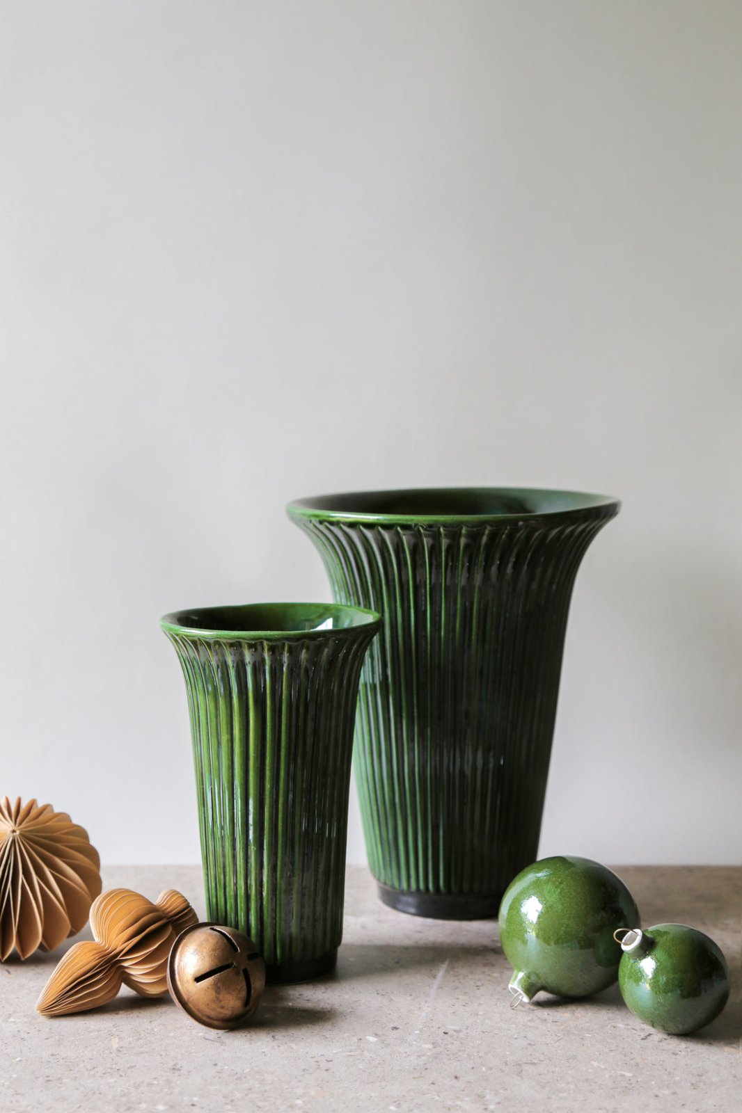 Bergs Potter Daisy Vas H25 cm, Grön - Azalea Home