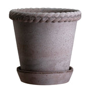 Bergs Potter Emilia Kruka med Fat Ø30 cm, Grå - Azalea Home