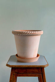 Bergs Potter Emilia Kruka med Fat Ø35 cm, Rosa - Azalea Home