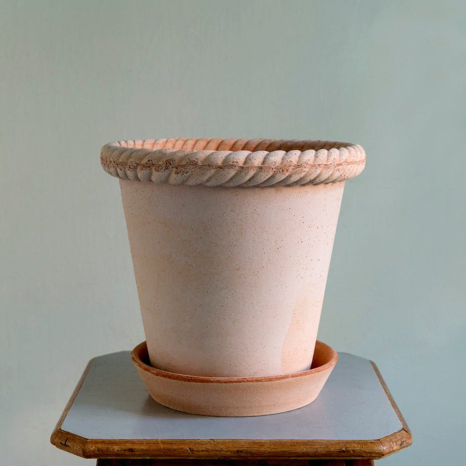 Bergs Potter Emilia Kruka med Fat Ø35 cm, Rosa - Azalea Home