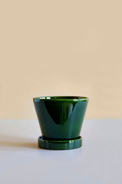 Bergs Potter Julie Kruka med Fat Ø21 cm, Grön - Azalea Home