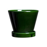 Bergs Potter Julie Kruka med Fat Ø21 cm, Grön - Azalea Home
