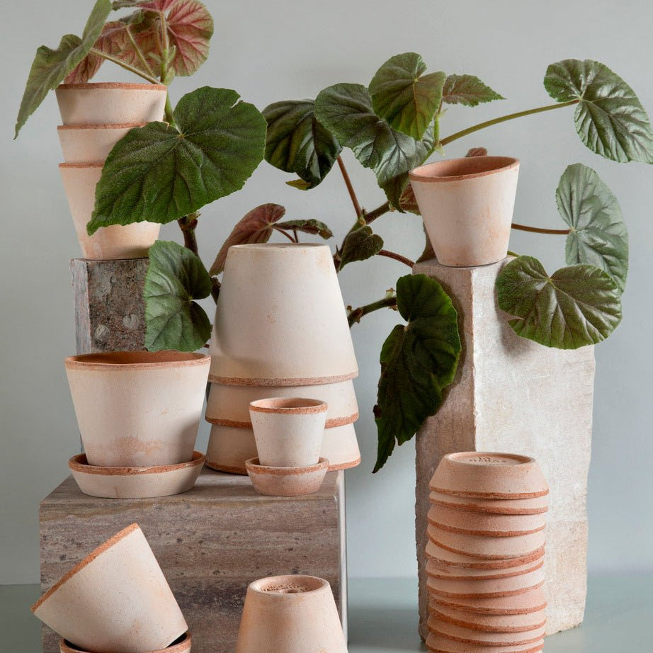 Bergs Potter Julie Kruka med Fat Ø25 cm, Rosa - Azalea Home