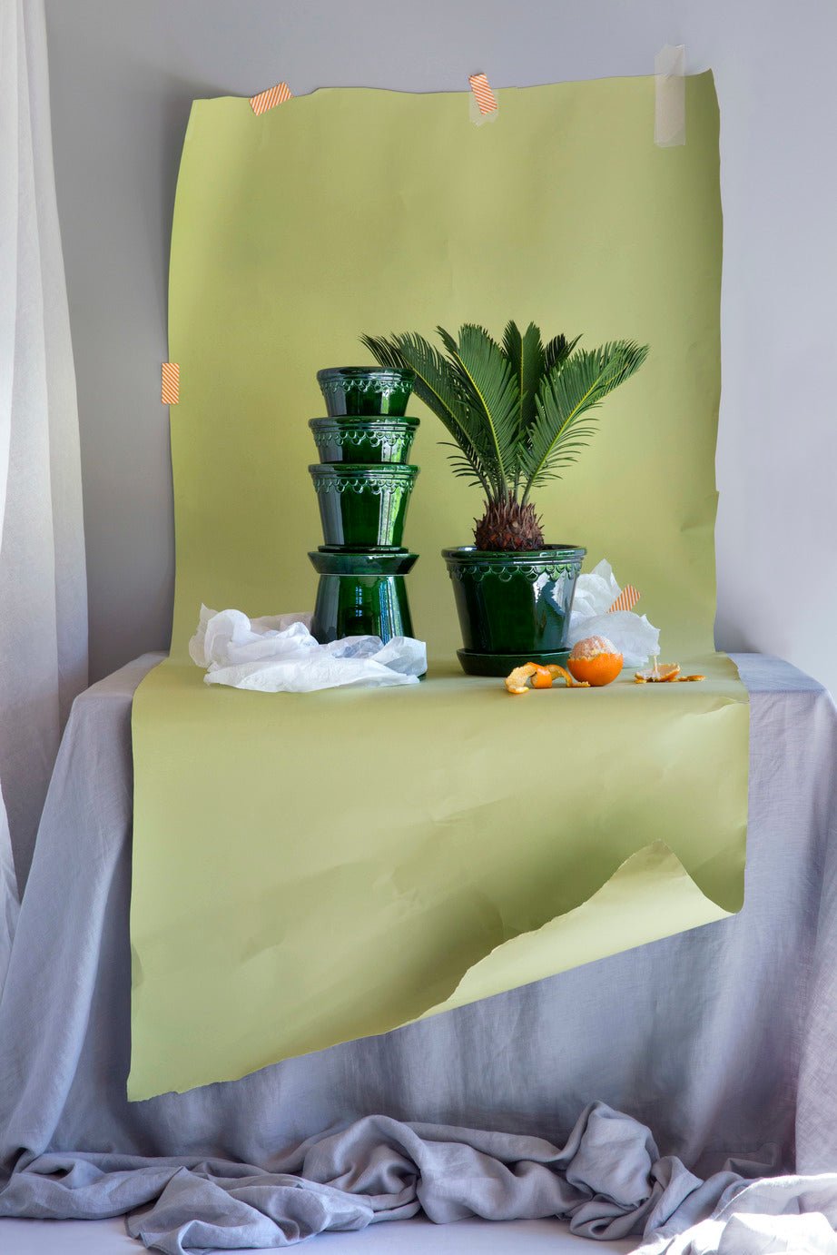 Bergs Potter Köpenhamn Kruka Ø18 cm, Grön - Azalea Home