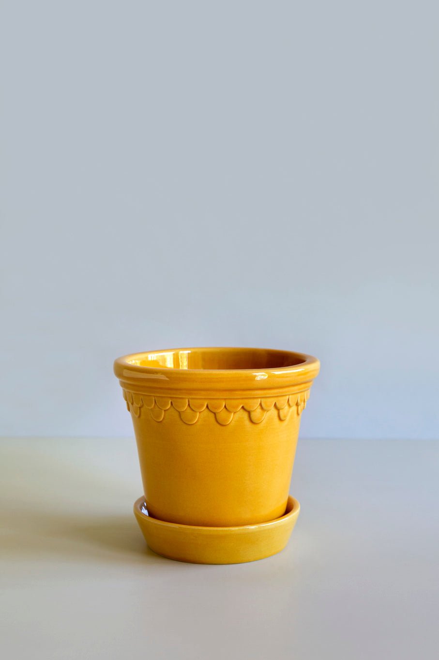 Bergs Potter Köpenhamn Kruka Ø25 cm, Gul - Azalea Home