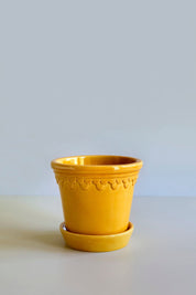 Bergs Potter Köpenhamn Kruka Ø25 cm, Gul - Azalea Home