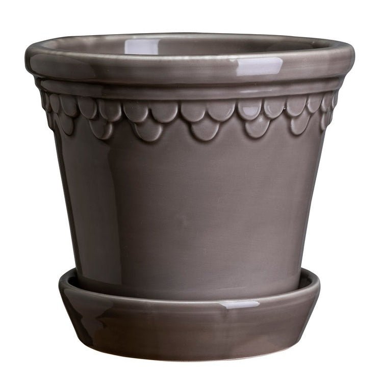 Bergs Potter Köpenhamn Kruka Ø25 cm, Pearl Grey - Azalea Home