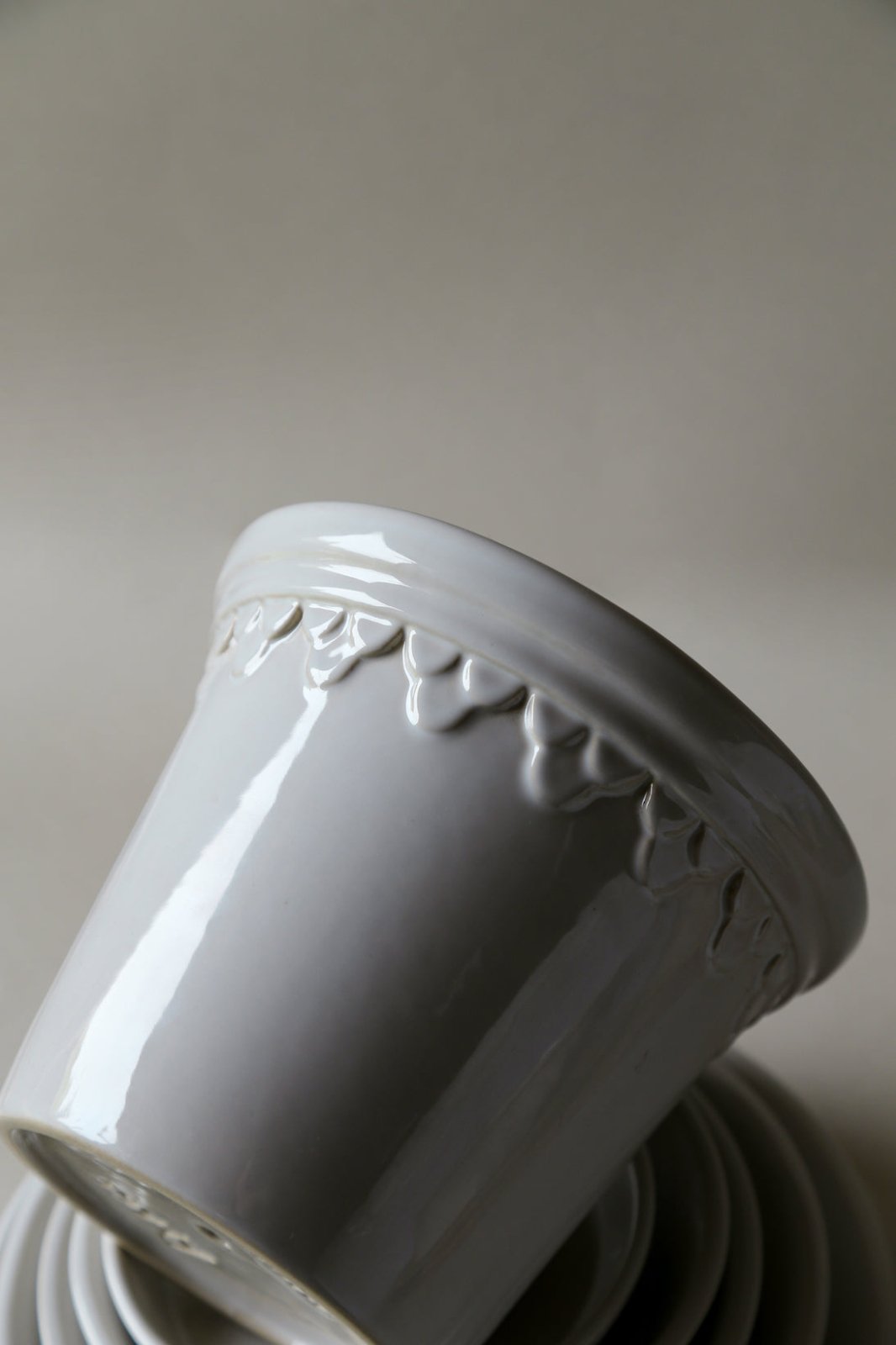 Bergs Potter Köpenhamn Kruka Ø25 cm, Vit - Azalea Home