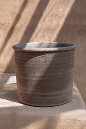 Bergs Potter Modena Kruka med Fat Ø40cm, Grå - Azalea Home