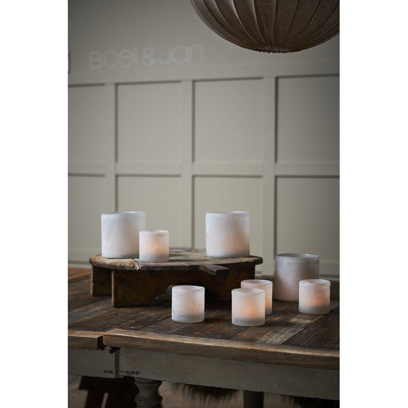 Boel & Jan Bungenäs Ljuslykta 8x8, Vit - Azalea Home