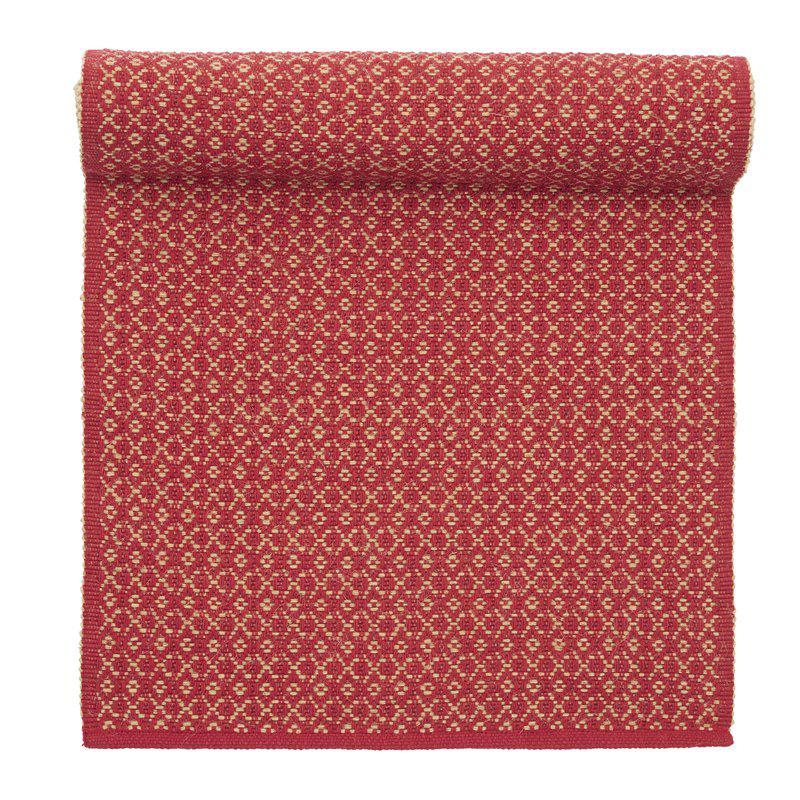 Boel & Jan Julia Löpare 40x140, Röd - Azalea Home