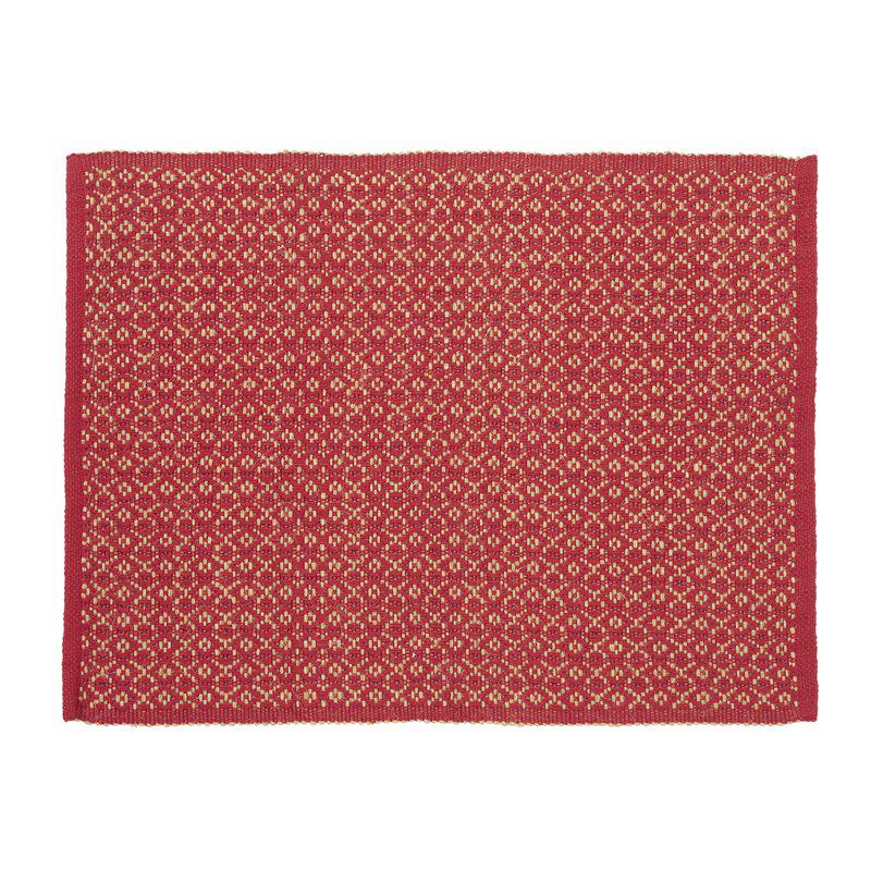 Boel & Jan Julia Tablett 35x45, Röd - Azalea Home