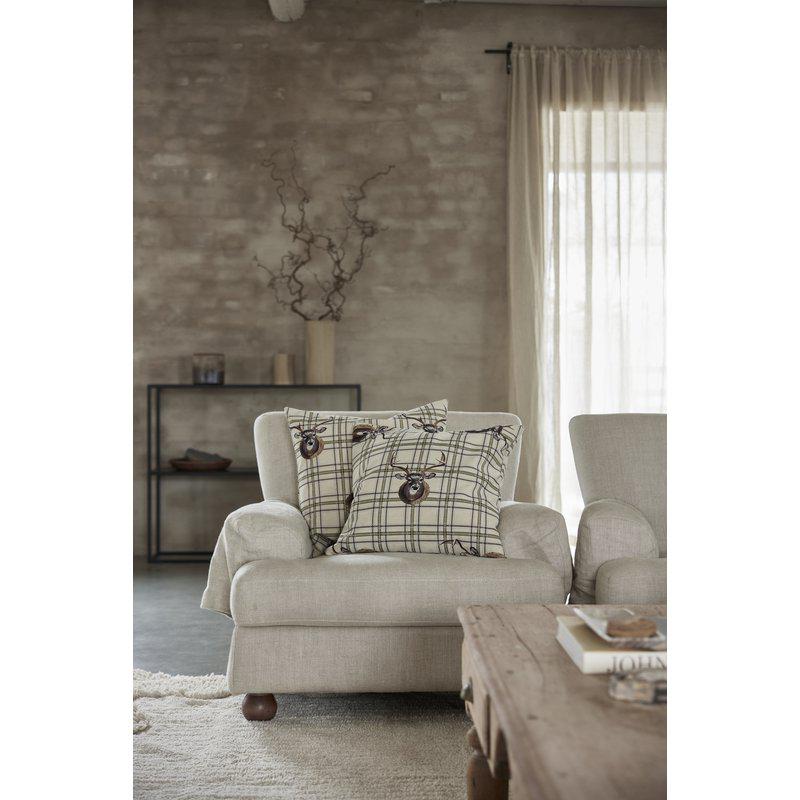 Boel & Jan Lage Kuddfodral 50x50, Beige - Azalea Home