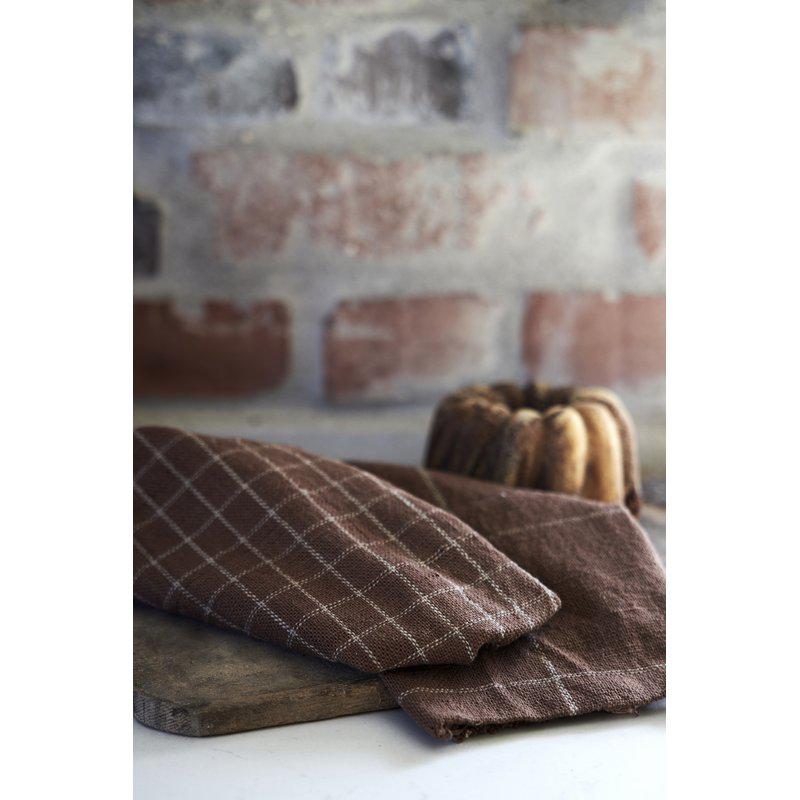 Boel & Jan Lunnevik small 4 - pac Servett 40x40, Brun - Azalea Home